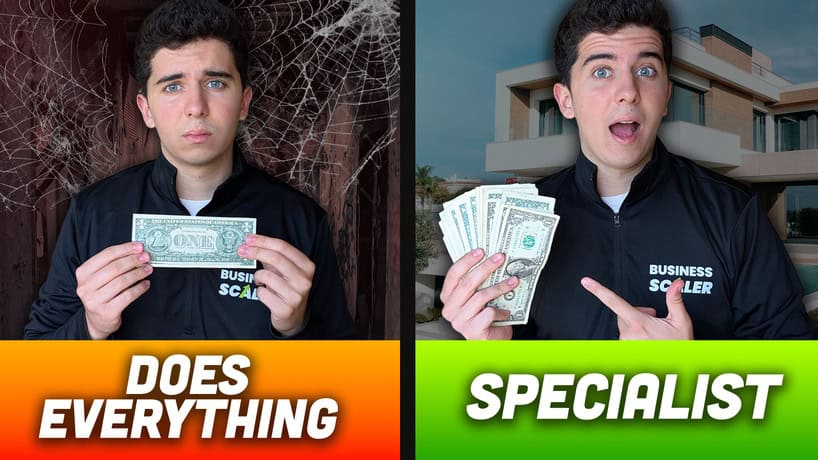 Specializing vs Doing Everything (Which is best for business?)
